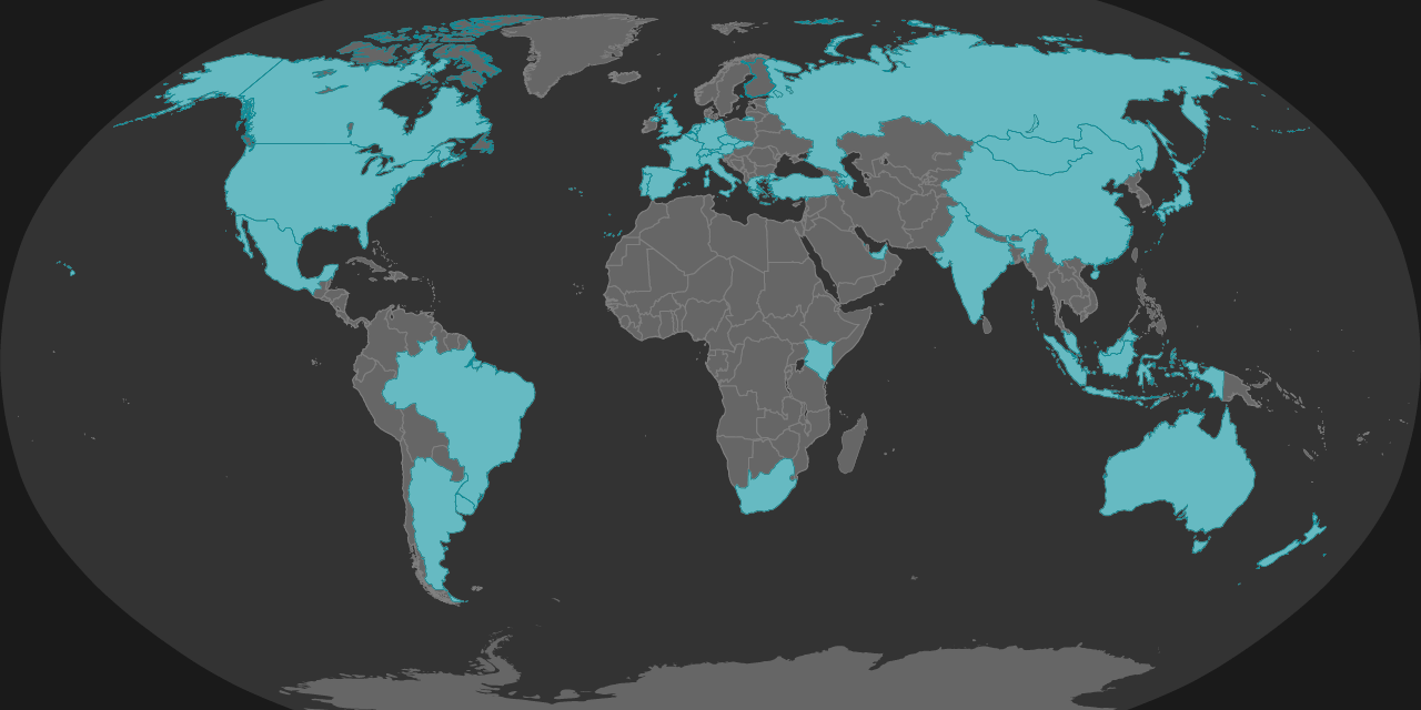 Westbury Gillett has worked on over 30 countries